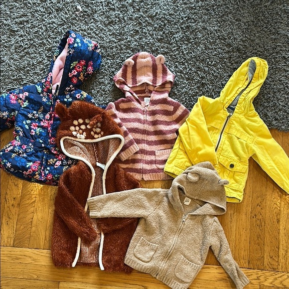 Other - Baby Girl Toddler Sweater and Jacket Bundle Sizes 12-18 Months